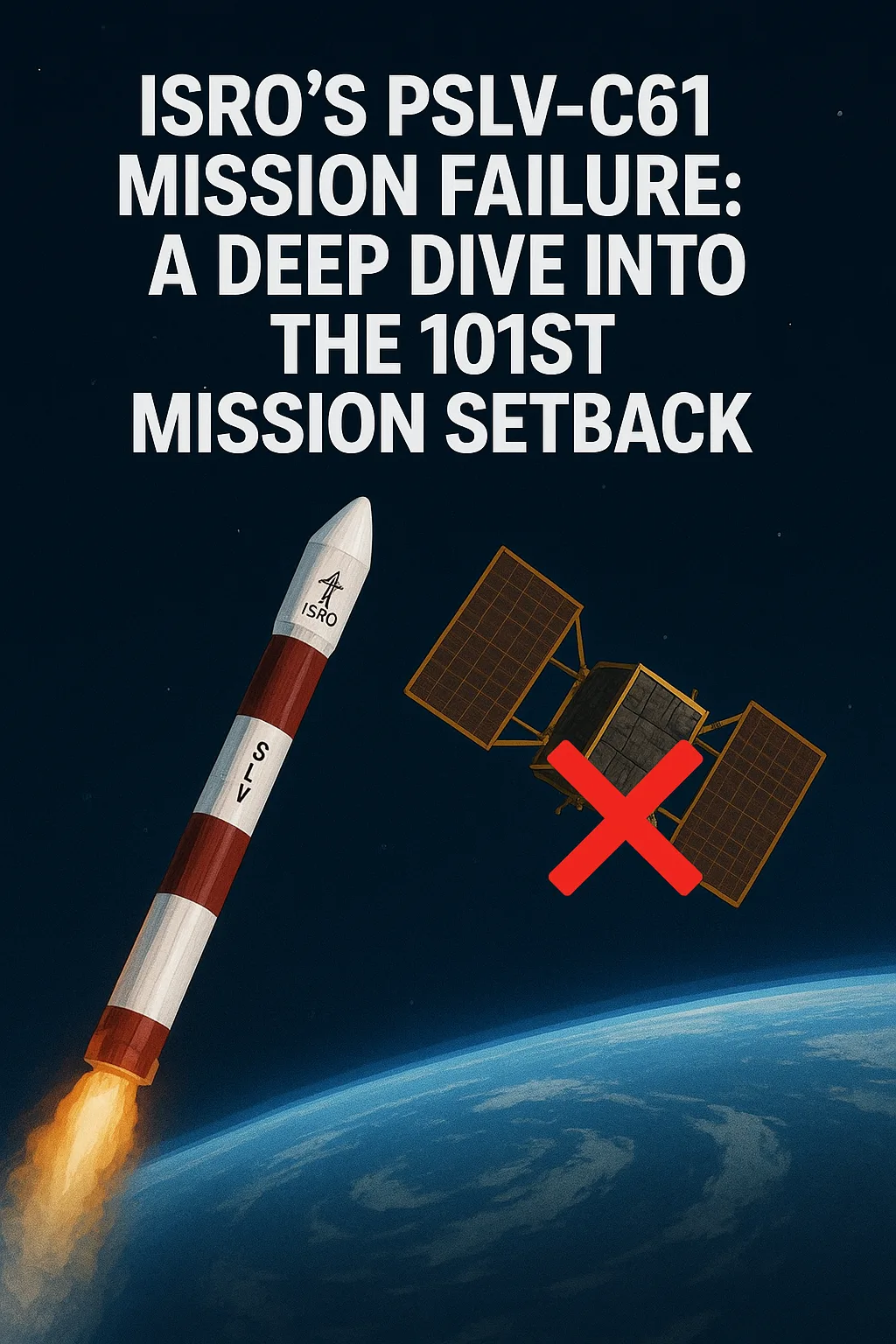 ISRO’s PSLV-C61 Mission Failure: A Deep Dive into the 101st Mission Setback