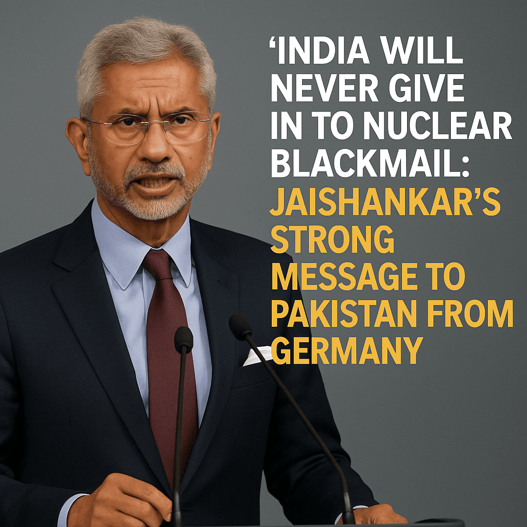 India’s Firm Stance on Terrorism Takes Center Stage During S Jaishankar’s Germany Visit