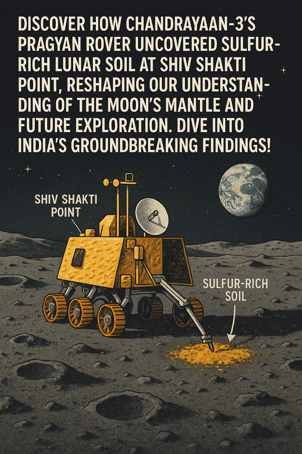 Chandrayaan-3’s Groundbreaking Discovery at Shiv Shakti Point: Unlocking the Moon’s Primitive Secrets