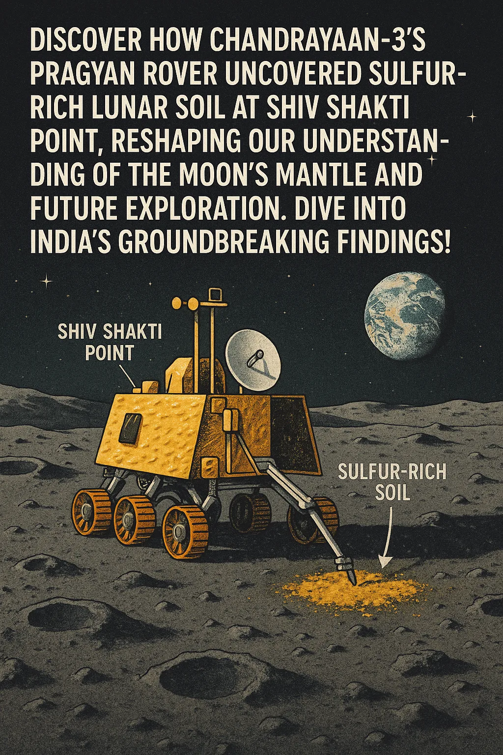 Chandrayaan-3’s Groundbreaking Discovery at Shiv Shakti Point: Unlocking the Moon’s Primitive Secrets