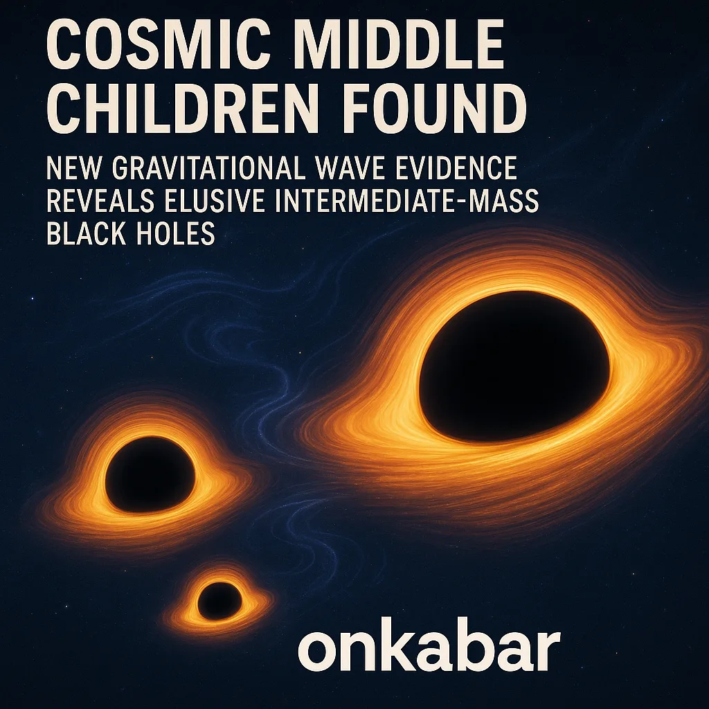 Cosmic Middle Children Found: New Gravitational Wave Evidence Reveals Elusive Intermediate-Mass Black Holes